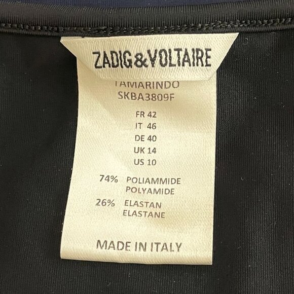 Zadig & Voltaire One Shoulder Swimsuit - Picture 7 of 10